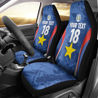 Custom Paraguay Football Car Seat Cover La Albirroja Pride - Wonder Print Shop