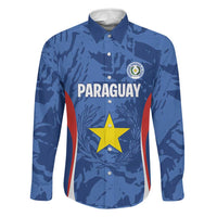 Custom Paraguay Football Family Matching Off The Shoulder Long Sleeve Dress and Hawaiian Shirt La Albirroja Pride - Wonder Print Shop