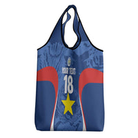 Custom Paraguay Football Grocery Bag La Albirroja Pride - Wonder Print Shop