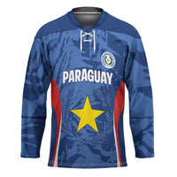Custom Paraguay Football Hockey Jersey La Albirroja Pride - Wonder Print Shop