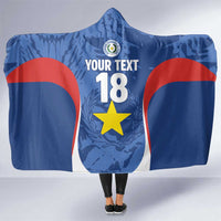 Custom Paraguay Football Hooded Blanket La Albirroja Pride - Wonder Print Shop