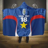 Custom Paraguay Football Hooded Blanket La Albirroja Pride - Wonder Print Shop