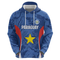 Custom Paraguay Football Hoodie La Albirroja Pride - Wonder Print Shop