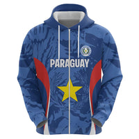 Custom Paraguay Football Hoodie La Albirroja Pride - Wonder Print Shop