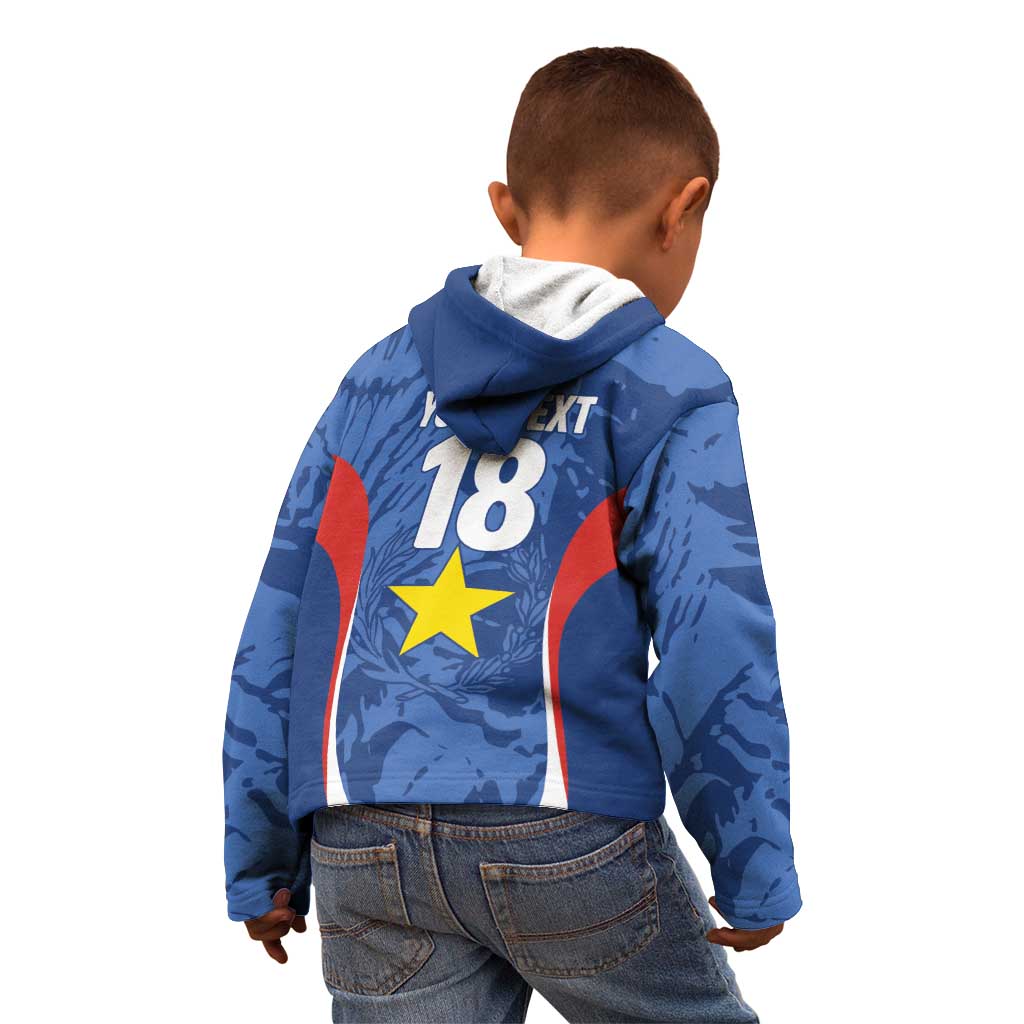 Custom Paraguay Football Kid Hoodie La Albirroja Pride - Wonder Print Shop