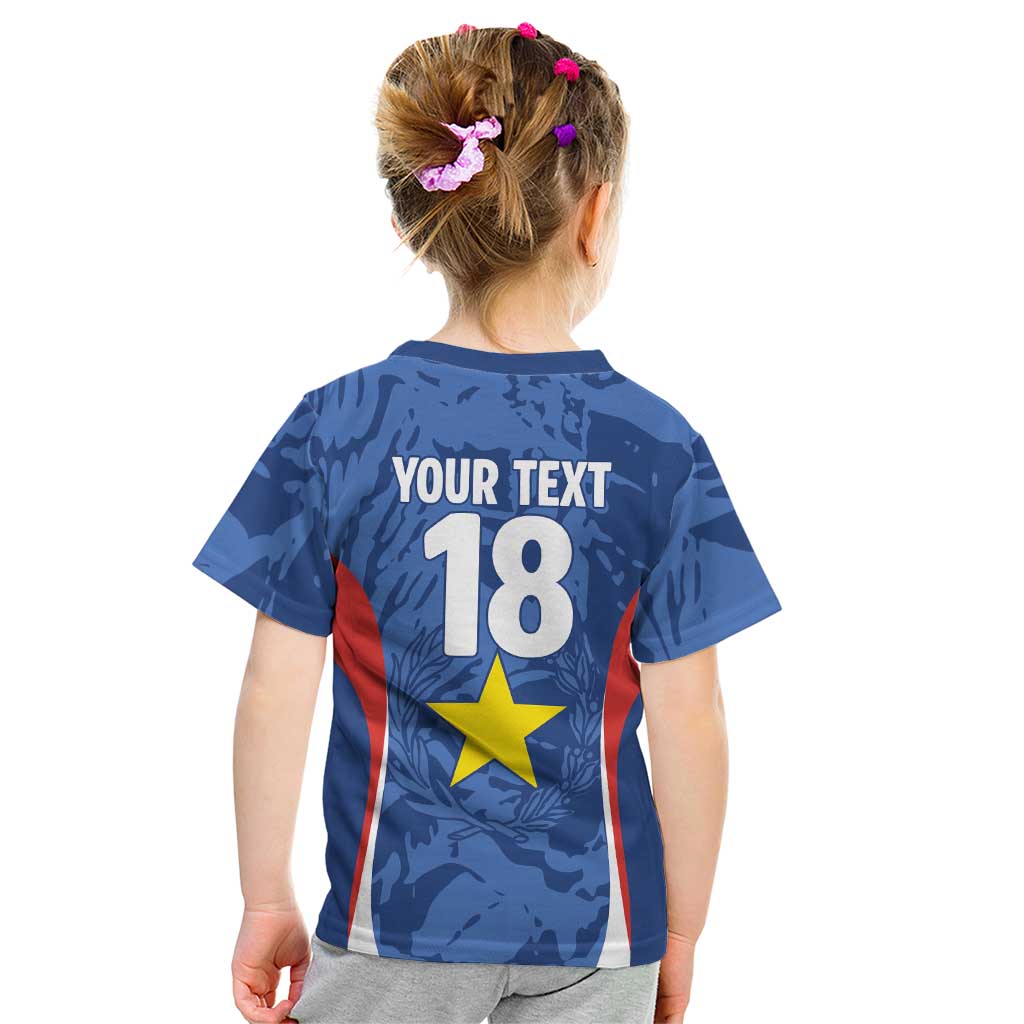 Custom Paraguay Football Kid T Shirt La Albirroja Pride - Wonder Print Shop