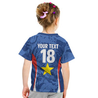 Custom Paraguay Football Kid T Shirt La Albirroja Pride - Wonder Print Shop