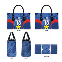 Custom Paraguay Football Leather Bag La Albirroja Pride - Wonder Print Shop