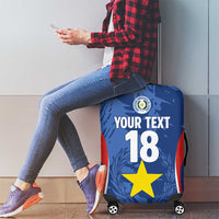 Custom Paraguay Football Luggage Cover La Albirroja Pride - Wonder Print Shop