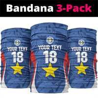 Custom Paraguay Football Neck Gaiter La Albirroja Pride - Wonder Print Shop