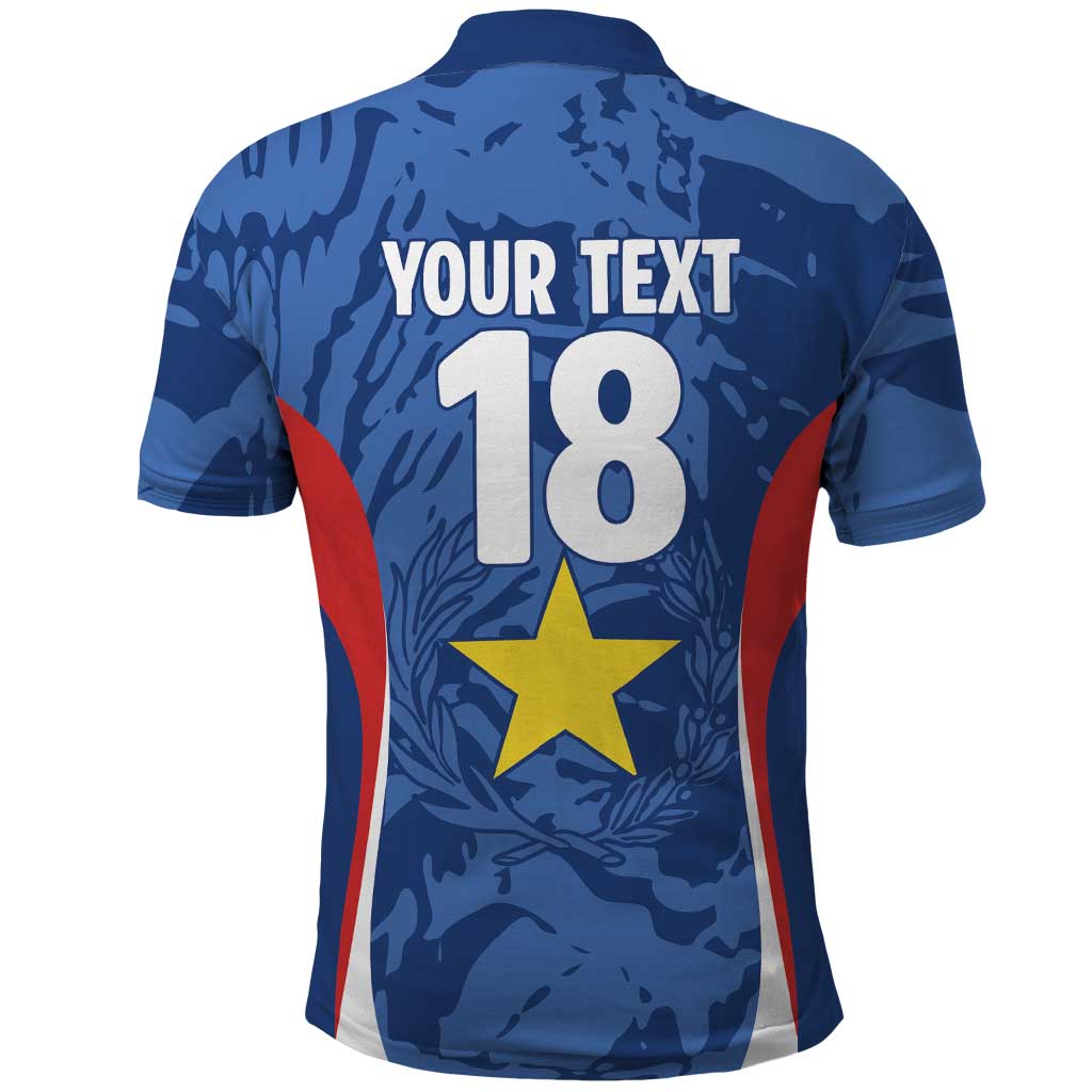 Custom Paraguay Football Polo Shirt La Albirroja Pride - Wonder Print Shop
