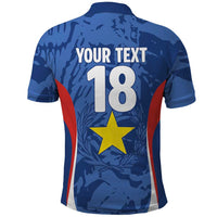 Custom Paraguay Football Polo Shirt La Albirroja Pride - Wonder Print Shop