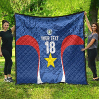 Custom Paraguay Football Quilt La Albirroja Pride - Wonder Print Shop