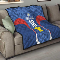 Custom Paraguay Football Quilt La Albirroja Pride - Wonder Print Shop
