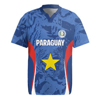 Custom Paraguay Football Rugby Jersey La Albirroja Pride - Wonder Print Shop