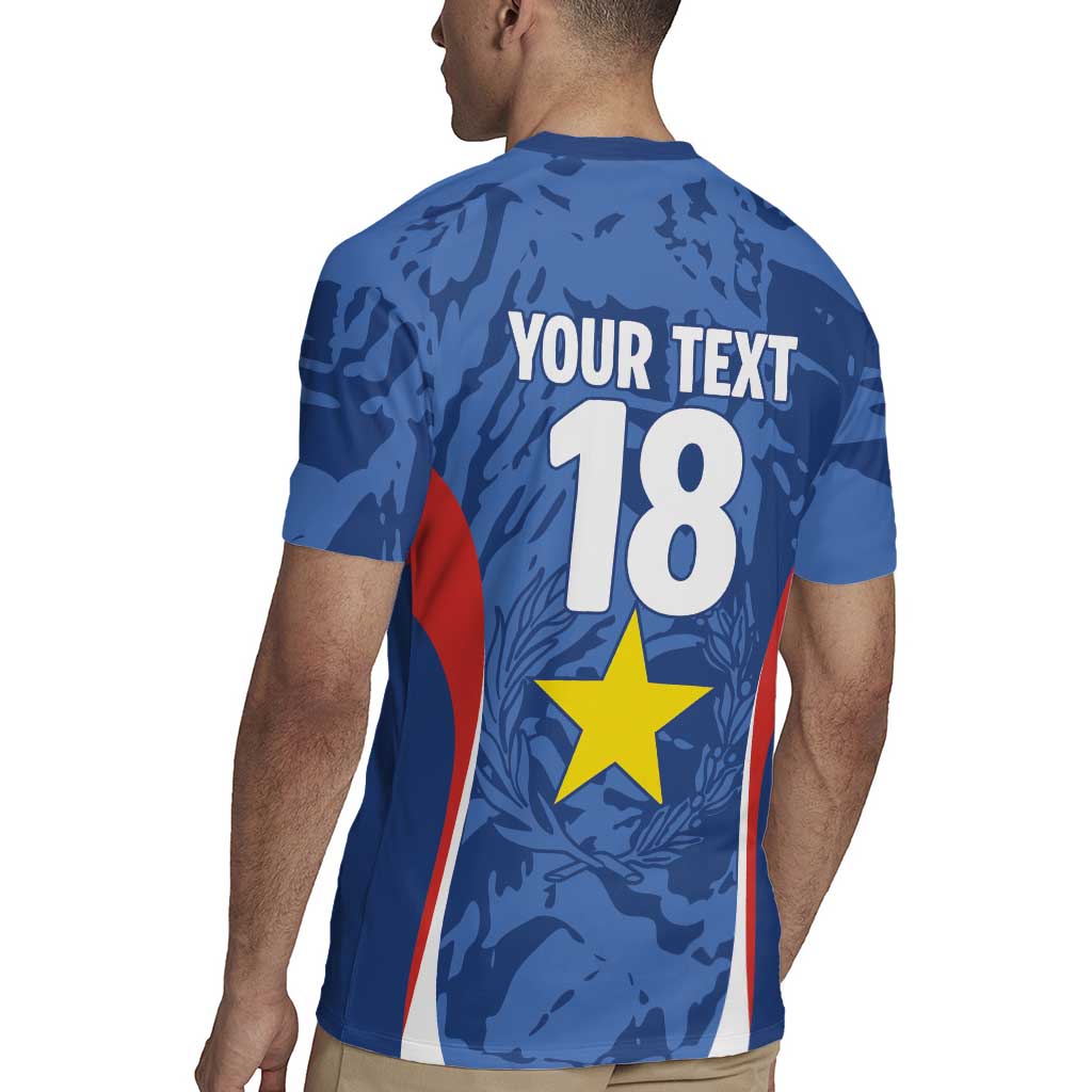 Custom Paraguay Football Rugby Jersey La Albirroja Pride - Wonder Print Shop