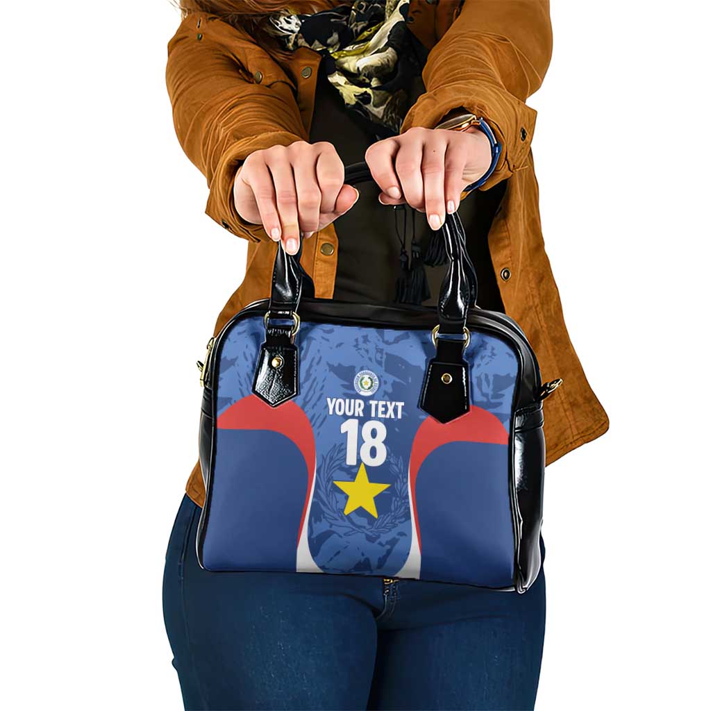 Custom Paraguay Football Shoulder Handbag La Albirroja Pride - Wonder Print Shop