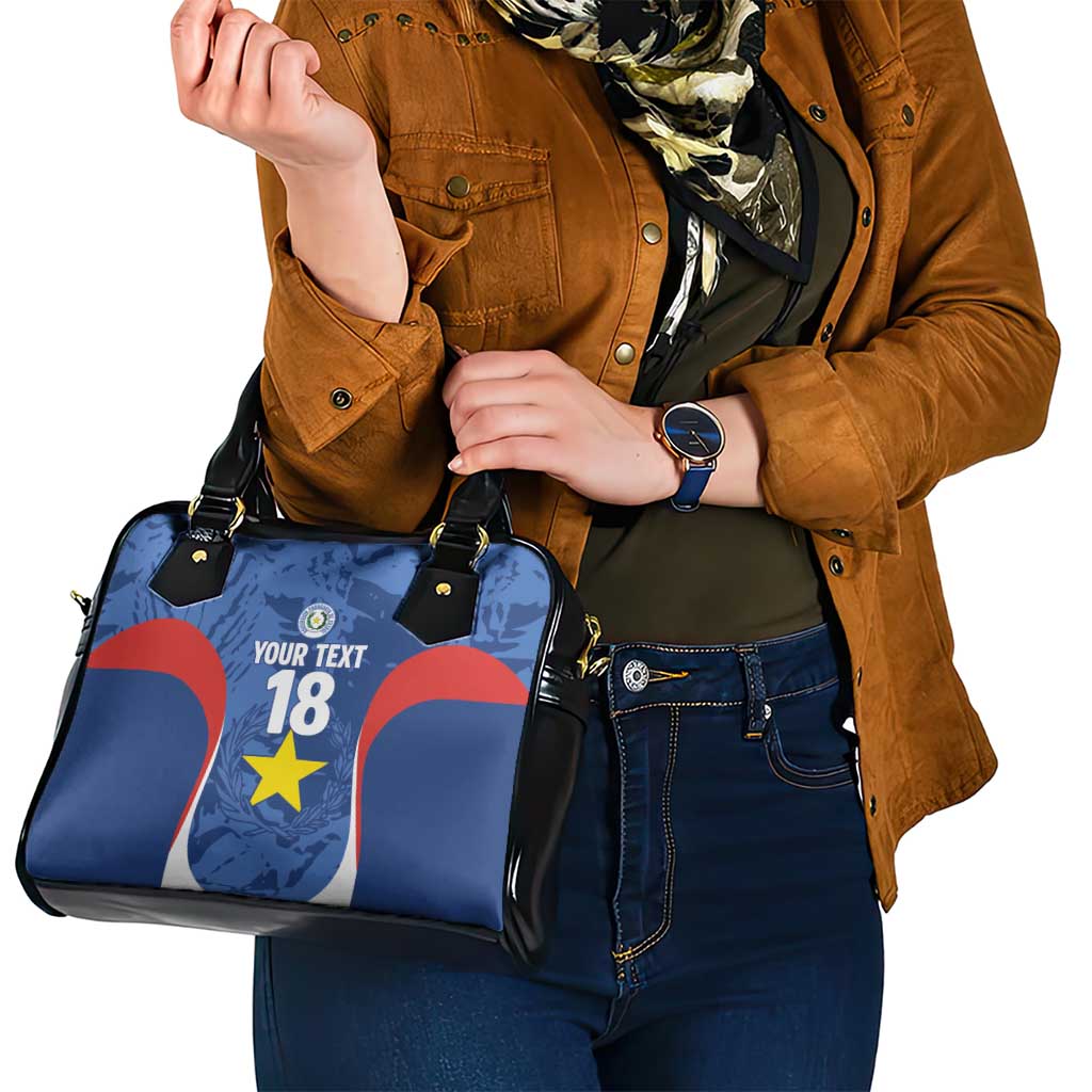 Custom Paraguay Football Shoulder Handbag La Albirroja Pride - Wonder Print Shop