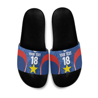 Custom Paraguay Football Slide Sandals La Albirroja Pride - Wonder Print Shop