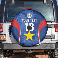Custom Paraguay Football Spare Tire Cover La Albirroja Pride - Wonder Print Shop