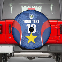 Custom Paraguay Football Spare Tire Cover La Albirroja Pride - Wonder Print Shop