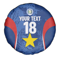 Custom Paraguay Football Spare Tire Cover La Albirroja Pride - Wonder Print Shop