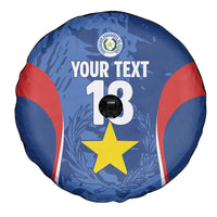 Custom Paraguay Football Spare Tire Cover La Albirroja Pride - Wonder Print Shop