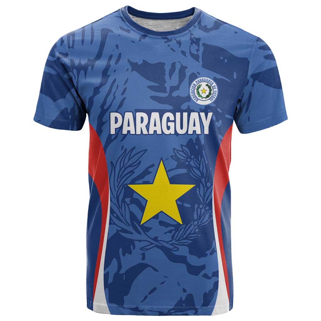 Custom Paraguay Football T Shirt La Albirroja Pride - Wonder Print Shop
