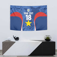 Custom Paraguay Football Tapestry La Albirroja Pride - Wonder Print Shop