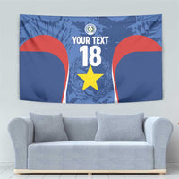 Custom Paraguay Football Tapestry La Albirroja Pride - Wonder Print Shop
