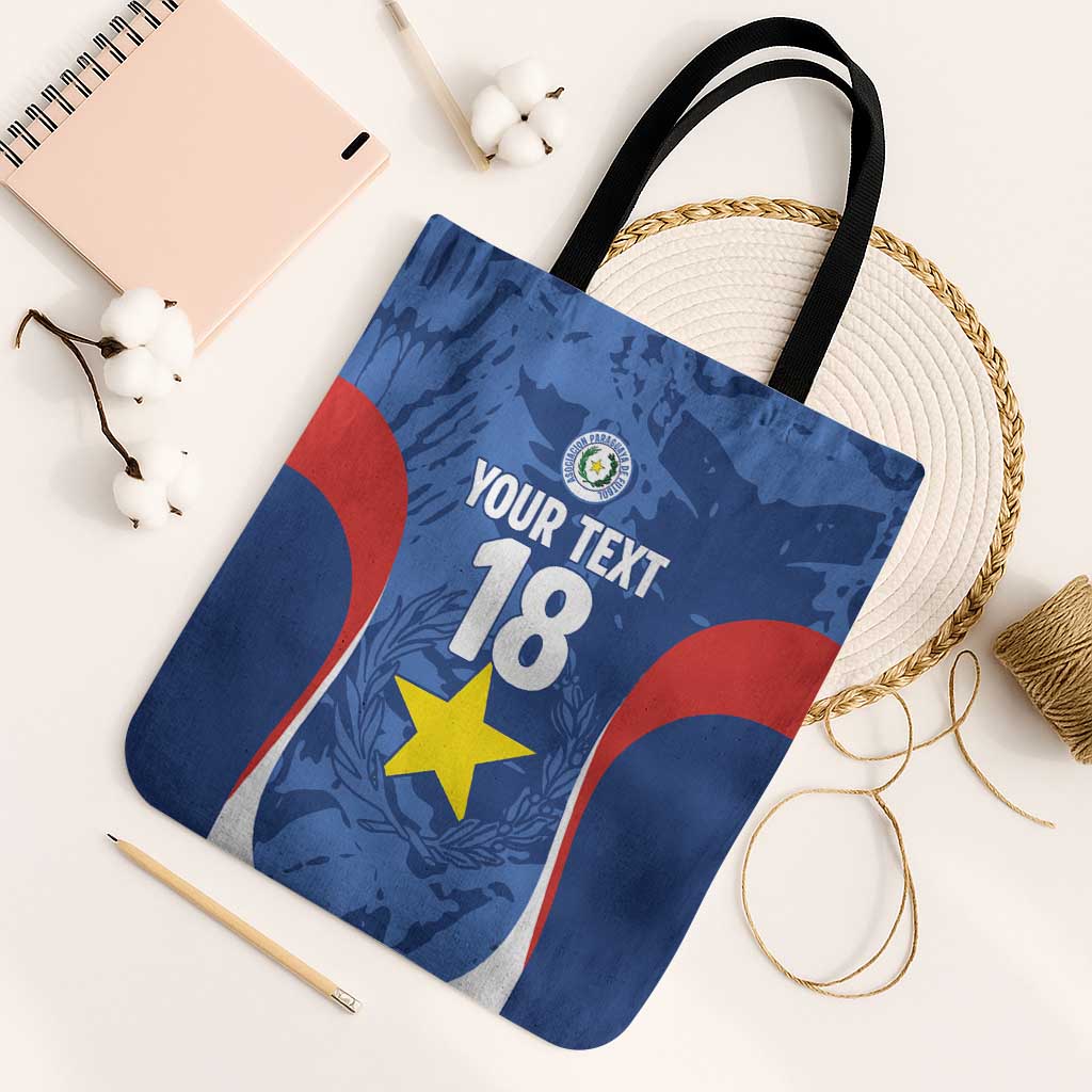Custom Paraguay Football Tote Bag La Albirroja Pride - Wonder Print Shop