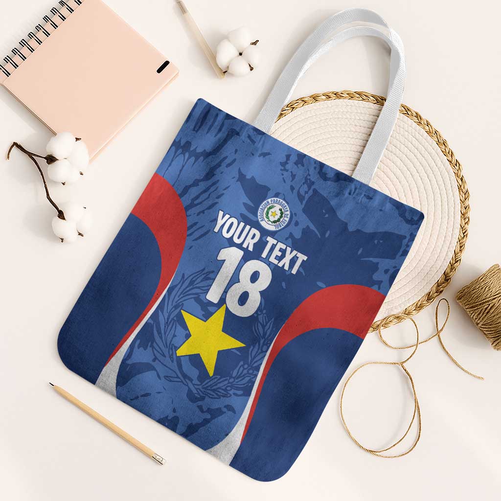 Custom Paraguay Football Tote Bag La Albirroja Pride - Wonder Print Shop