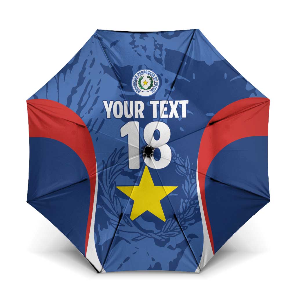 Custom Paraguay Football Umbrella La Albirroja Pride - Wonder Print Shop