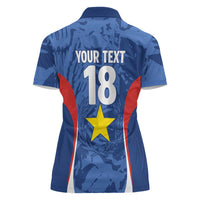 Custom Paraguay Football Women Polo Shirt La Albirroja Pride - Wonder Print Shop