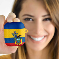 Ecuador Football Custom AirPods Case La Tricolor Pride - Wonder Print Shop