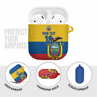 Ecuador Football Custom AirPods Case La Tricolor Pride - Wonder Print Shop