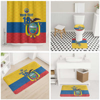 Ecuador Football Custom Bathroom Set La Tricolor Pride - Wonder Print Shop