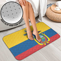 Ecuador Football Custom Bathroom Set La Tricolor Pride - Wonder Print Shop