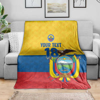 Ecuador Football Custom Blanket La Tricolor Pride - Wonder Print Shop