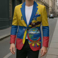 Ecuador Football Custom Blazer La Tricolor Pride - Wonder Print Shop