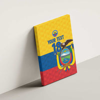 Ecuador Football Custom Canvas Wall Art La Tricolor Pride - Wonder Print Shop