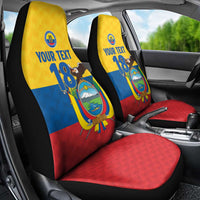 Ecuador Football Custom Car Seat Cover La Tricolor Pride - Wonder Print Shop