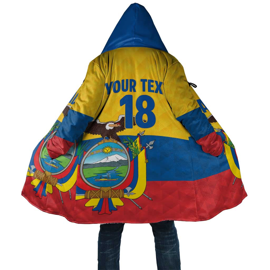 Ecuador Football Custom Cloak La Tricolor Pride - Wonder Print Shop