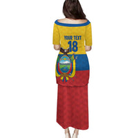 Ecuador Football Custom Family Matching Puletasi and Hawaiian Shirt La Tricolor Pride - Wonder Print Shop