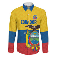 Ecuador Football Custom Family Matching Tank Maxi Dress and Hawaiian Shirt La Tricolor Pride - Wonder Print Shop