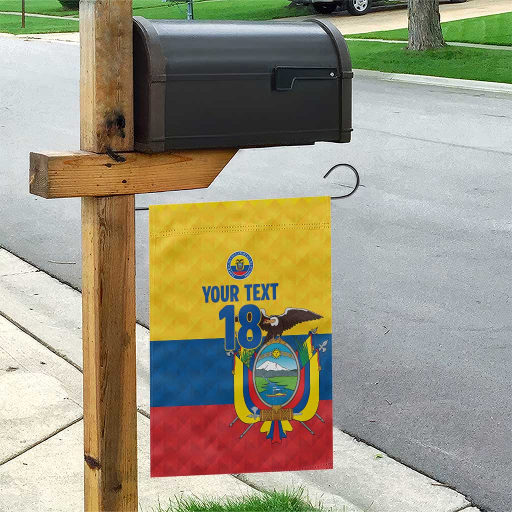 Ecuador Football Custom Garden Flag La Tricolor Pride - Wonder Print Shop