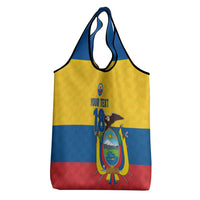 Ecuador Football Custom Grocery Bag La Tricolor Pride - Wonder Print Shop