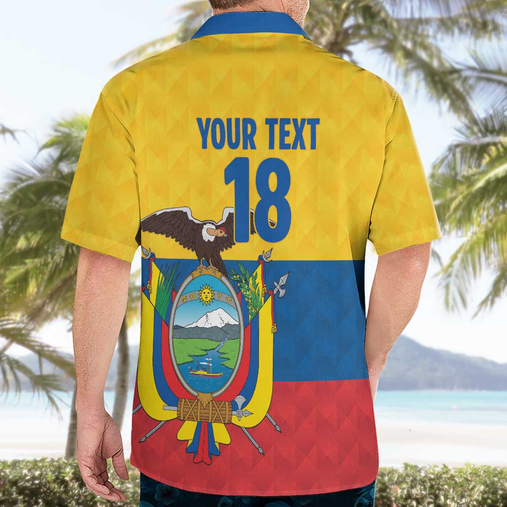 Ecuador Football Custom Hawaiian Shirt La Tricolor Pride - Wonder Print Shop
