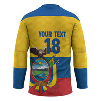 Ecuador Football Custom Hockey Jersey La Tricolor Pride - Wonder Print Shop