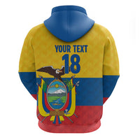Ecuador Football Custom Hoodie La Tricolor Pride - Wonder Print Shop